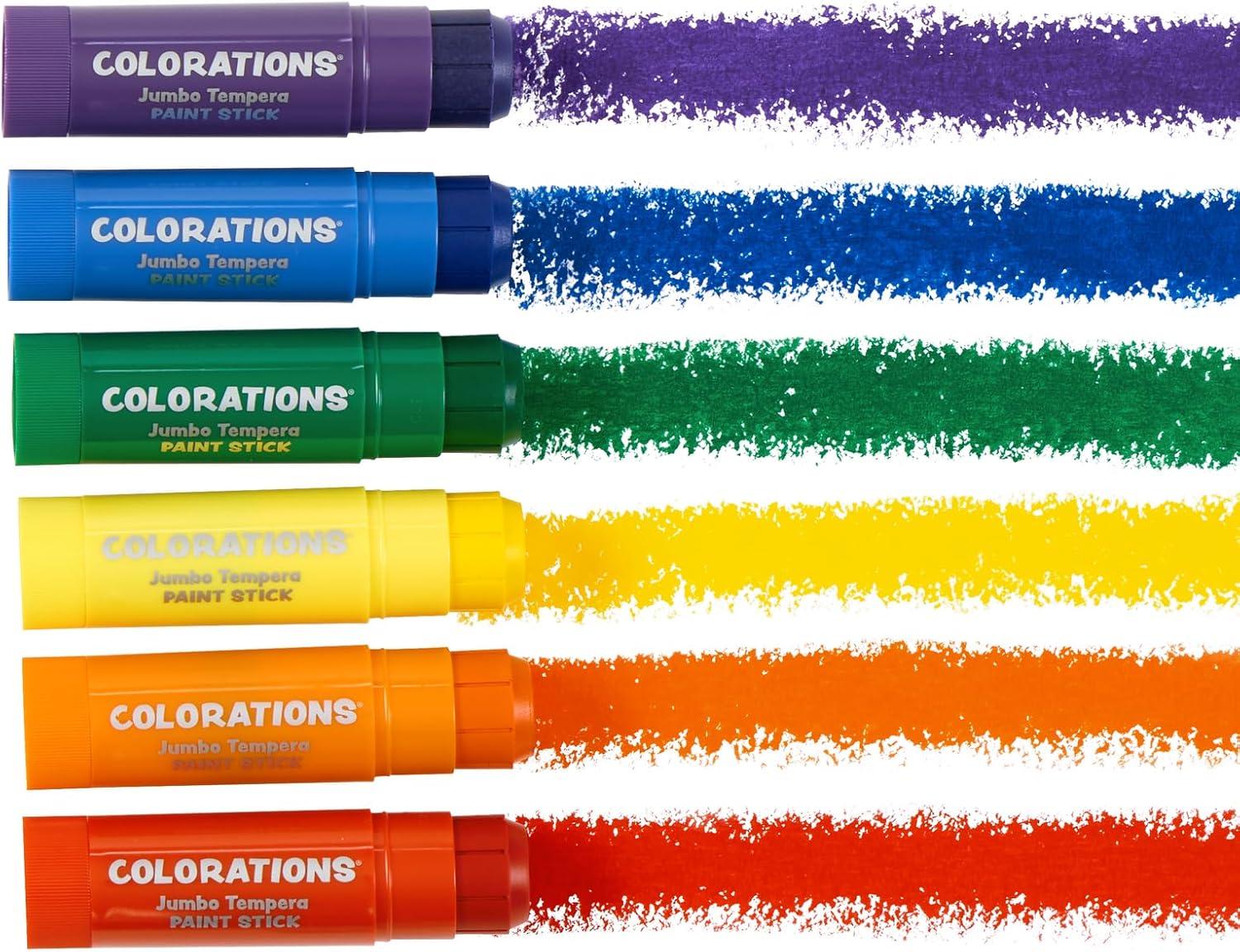 image:imageColorations Tempera Paint Sticks Set of 42Jumbo Sticks 6 PK