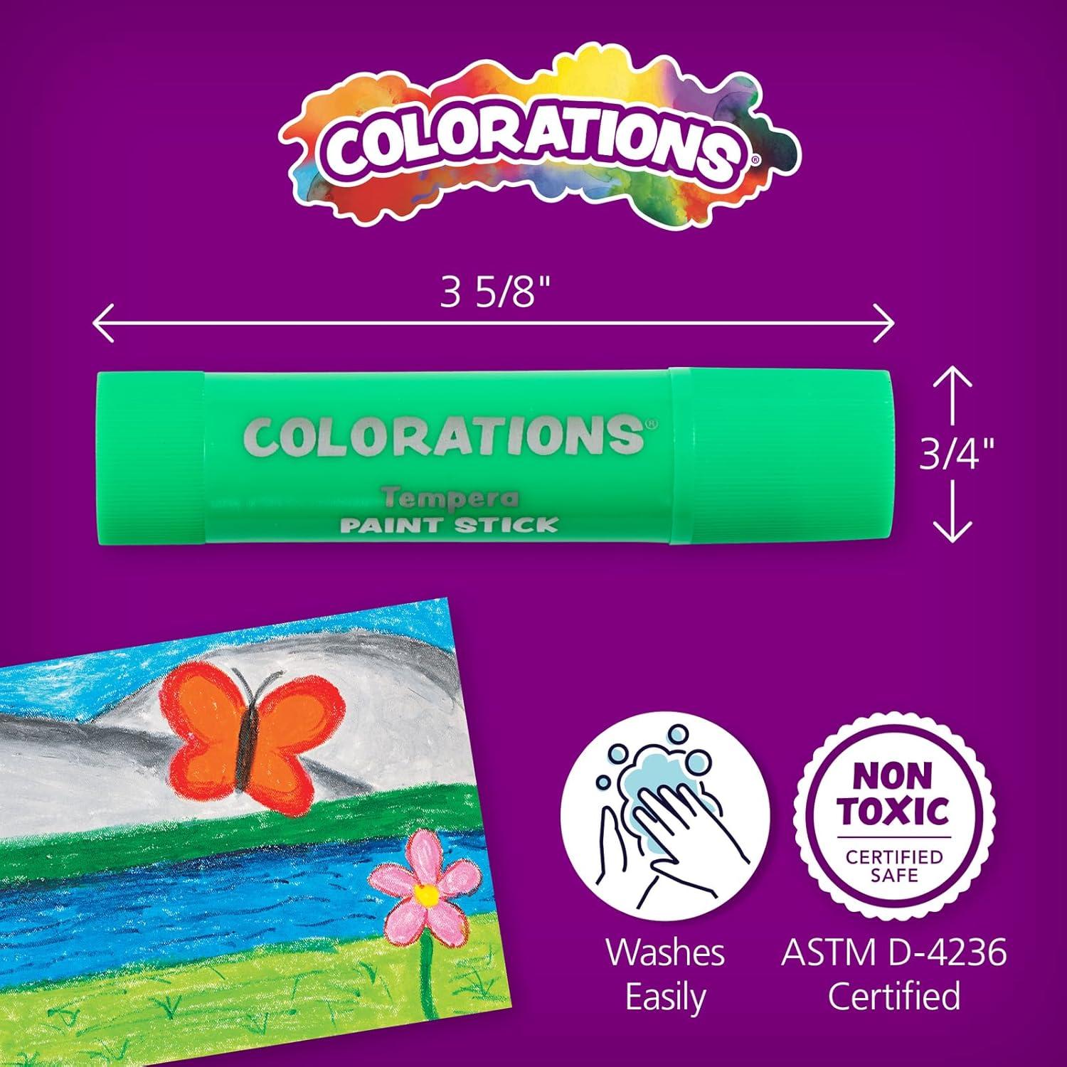 image:imageColorations Tempera Paint Sticks Set of 42Rainbow 144 PK