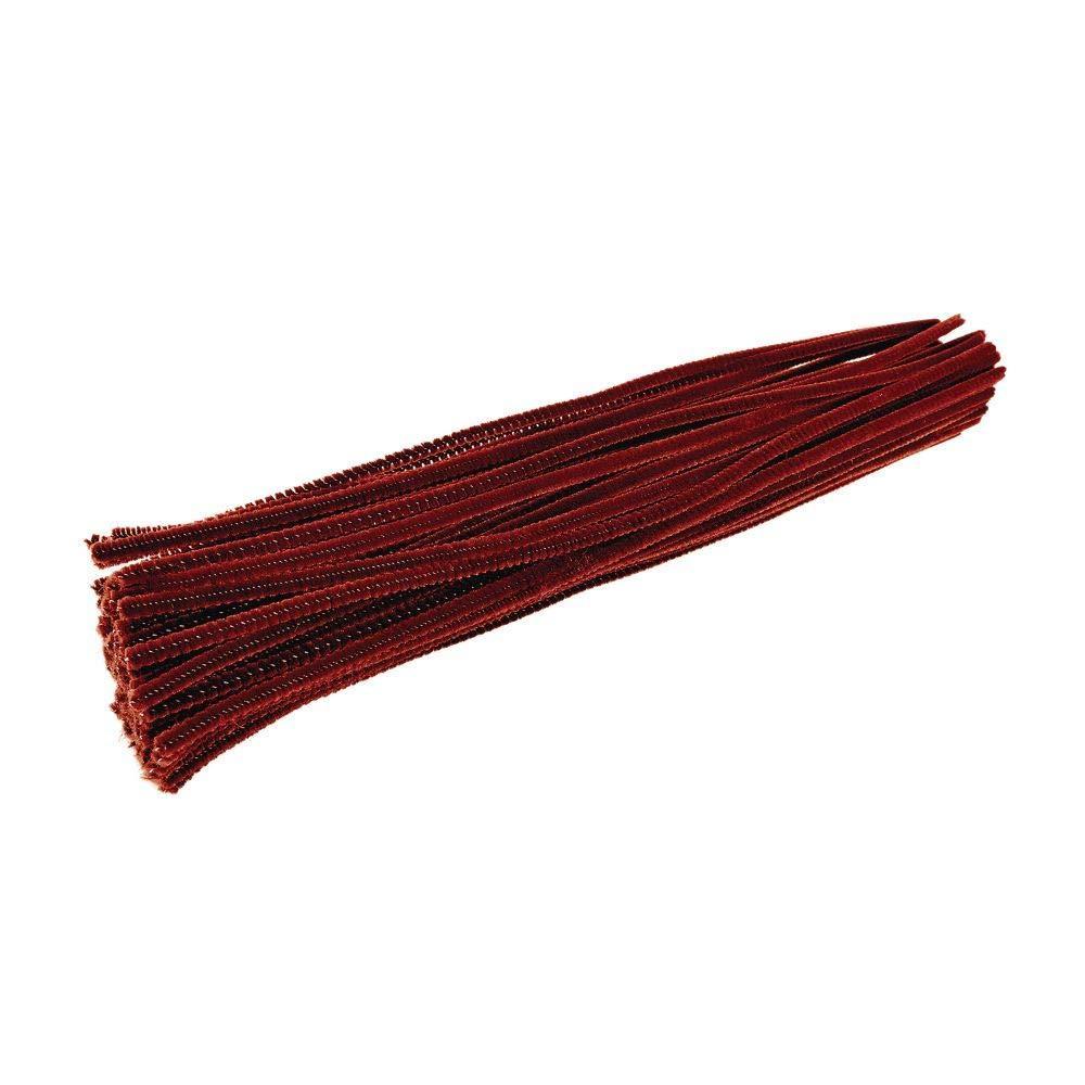 image:imageColorations Brown Chenille Stem Pipe Cleaners Pack of 100 Arts amp Crafts Decorating STEM Single Color Activities for Kids Crafting Straw Cleaner DIY IPCBR