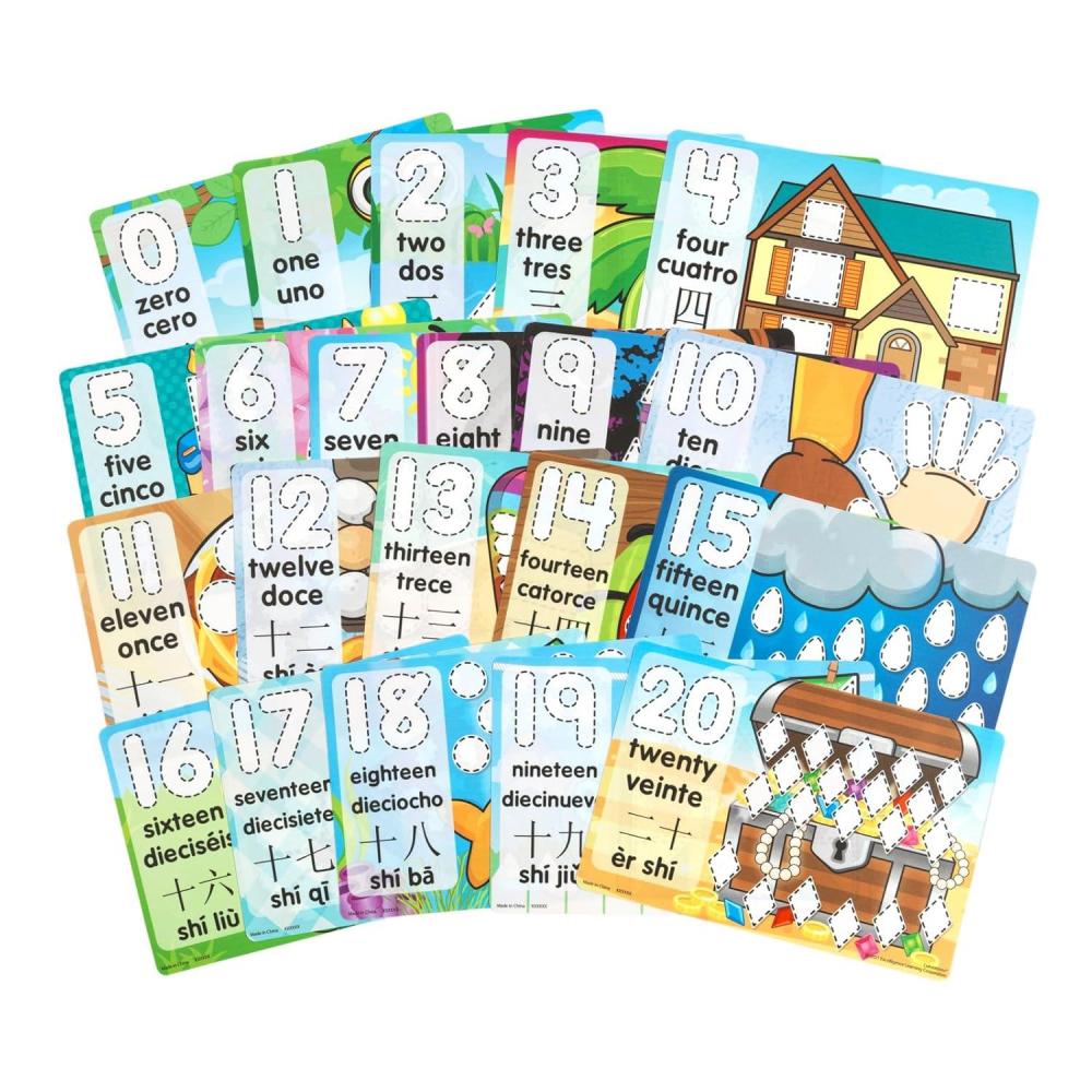 image:imageColorations Counting Numbers 020 Modeling Mats Dough Mats Use Modeling Dough to Complete The Scene