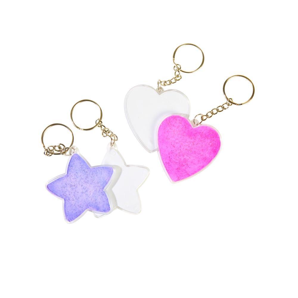 image:imageColorations Create Your Own Keychain Craft Kit for Kids Set of 12 DIY Kit for Kids that Encourages Creativity Easy and Fun Includes Supplies to Make 12 Personalized Keychains