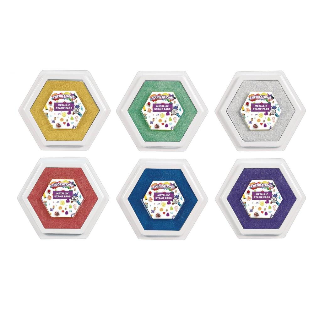 image:imageColorations METSTAMP Metallic Washable Stamp Pads Pack of 6