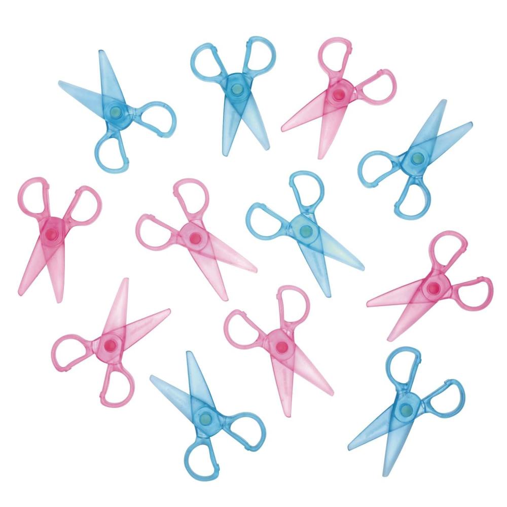 image:imageColorations Plastic Wont Cut Hair Scissors  Set of 12