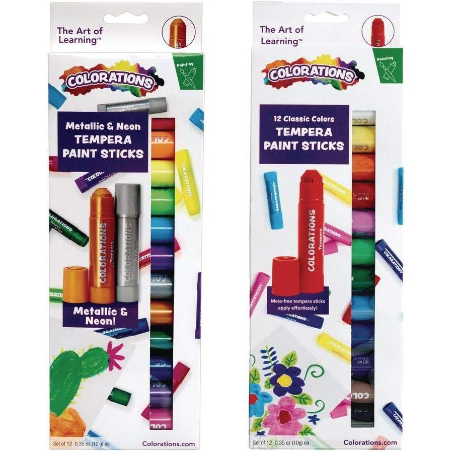 image:imageColorations Tempera Paint Sticks Set of 42Variety Set 24 PK