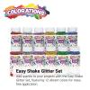 Colorations Easy Shake Glitter – Set of 12 (Item # Zsazsa)