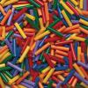 Colorations STRS Plastic Stringing Straw Beads for Jewelry, Necklaces, Bracelets, Crafts, Hobbies, and Early Math Skills Sorting, Counting, and Patterning – 1-Pound Resealable Gusseted Bag
