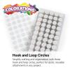 Colorations® Hook and Loop Sticky Back Fastener Circles Super Pack, 250 Self-Adhesive Hook & Loop Circles, Great for Hanging, Fastening, Crafts and More