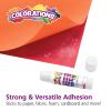 Colorations Premium Glue Sticks, Set of 100, Each Stick 0.17, Dries Clear, Acid Free Glue, Crafts, School Supplies, Classroom, Projects,Washable School Glue,Non Toxic Glue
