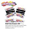 Colorations Dual Use Dry Erase/Chalkboard Eraser – Set of 10 (Item # CBE)