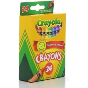 Crayola(R) Assorted Color Crayon Set, 24-Count Box(24 Count (Pack of 4))