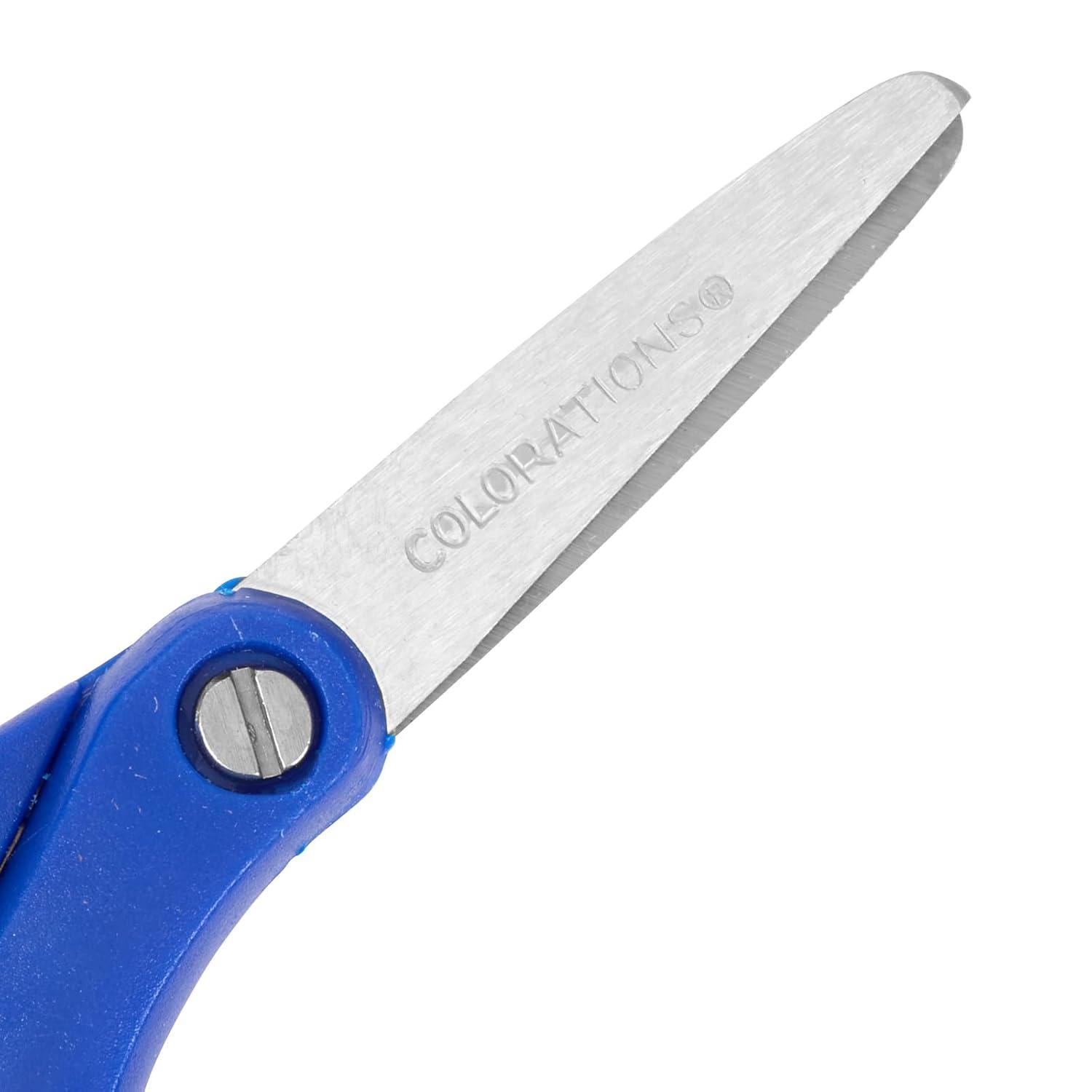 image:imageColorations Blunt Tip Scissors Stainless Steel Blades Set of 24 Beginner Scissors Quality Item CBS24PK