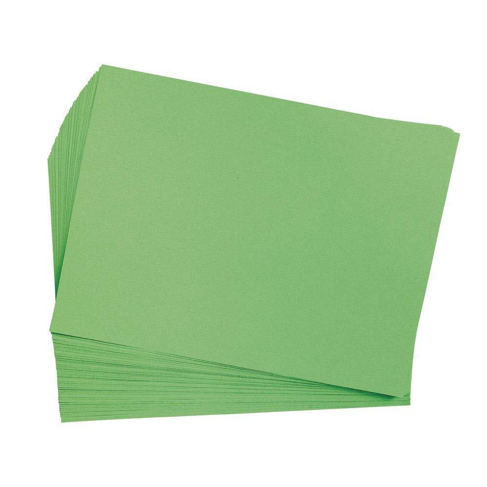 image:imageColorations 9 x 12 Mediumweight Green Construction Paper 50 Sheets Arts and Crafts School Supplies Drawing Coloring Painting 3D Art Paper