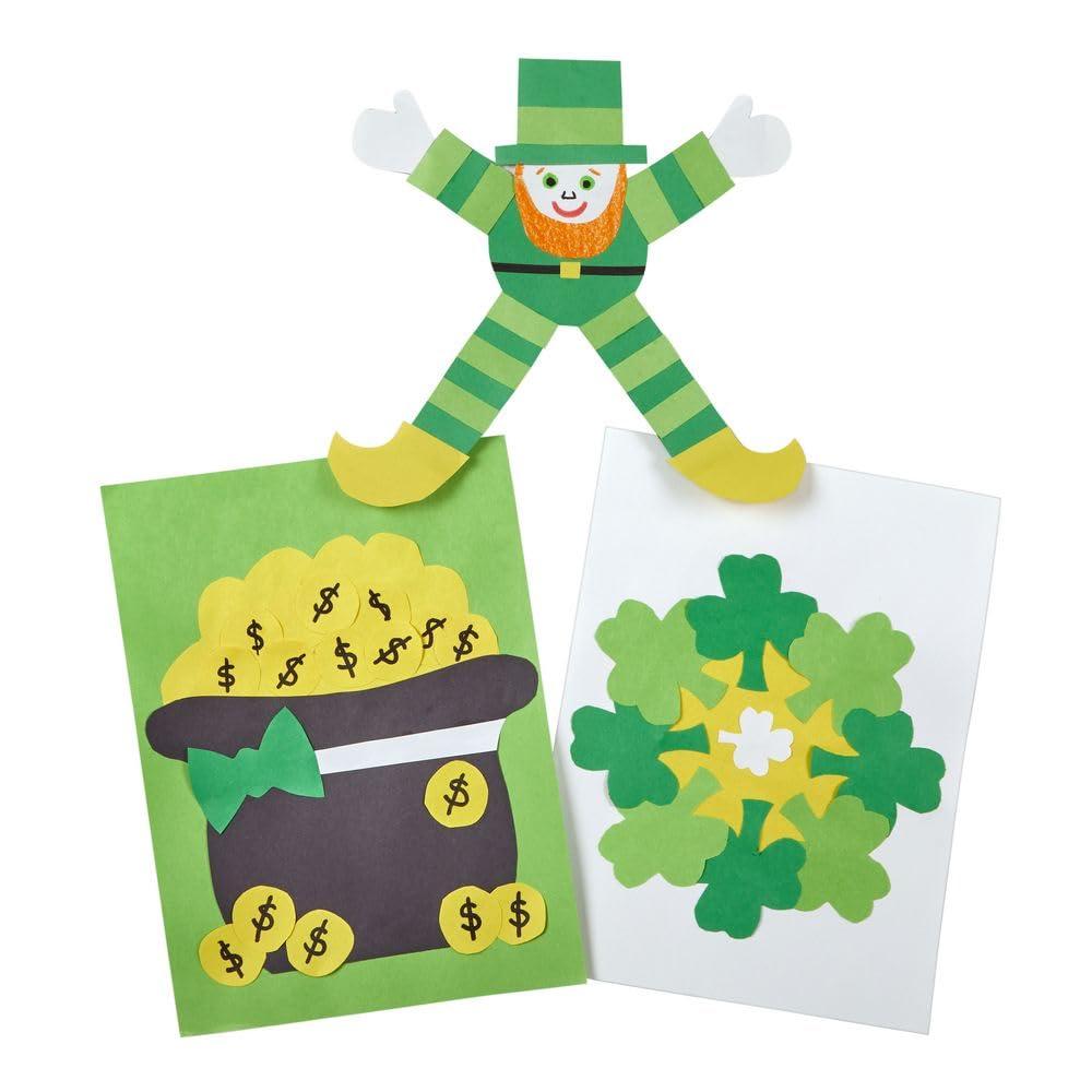 image:imageColorations 9 x 12 Mediumweight St Patricks Day Colors Construction Paper Pack 250 Sheets Arts and Crafts School Supplies Drawing Coloring Painting 3D Art Paper