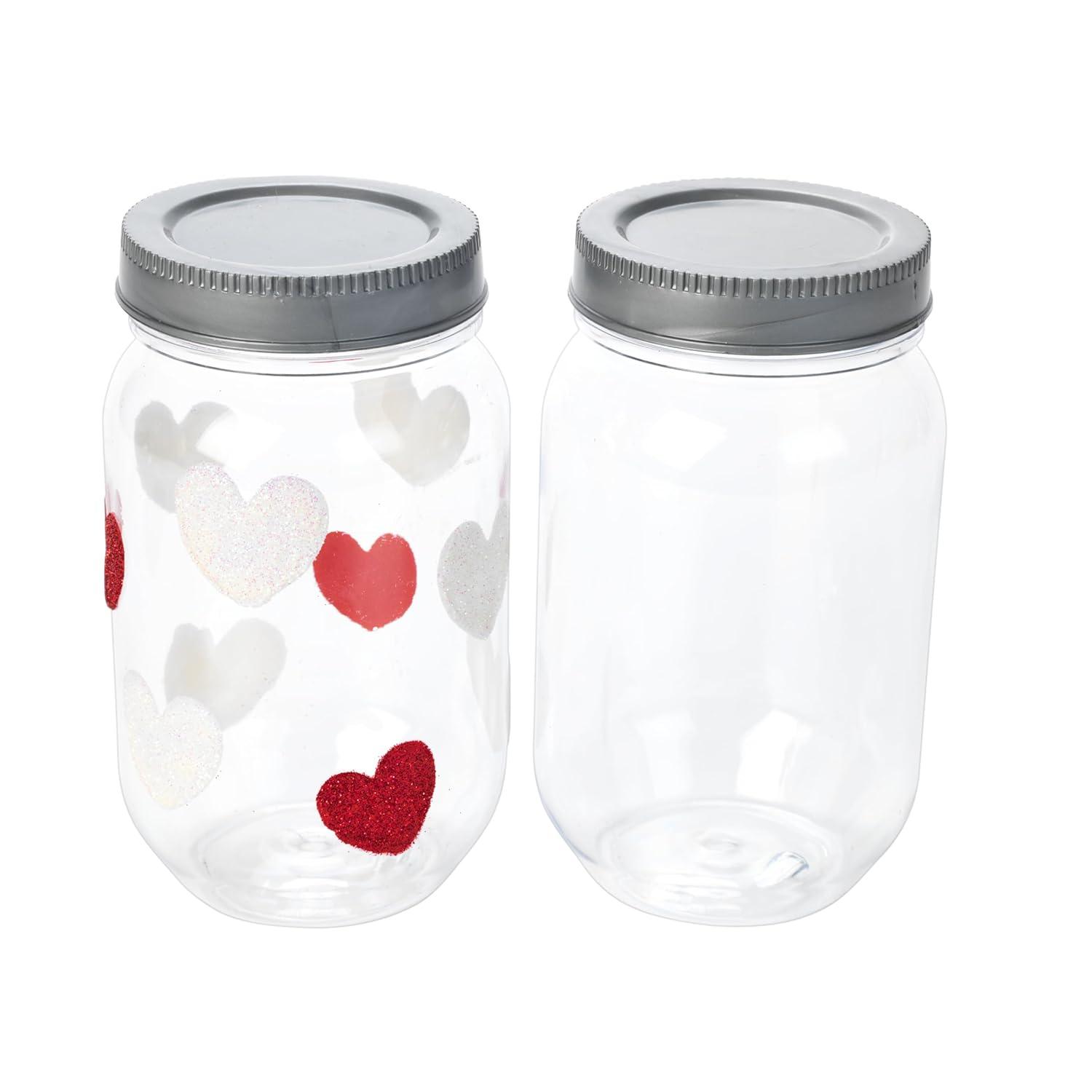 image:imageColorations DYO Plastic Mason Jar Set of 12