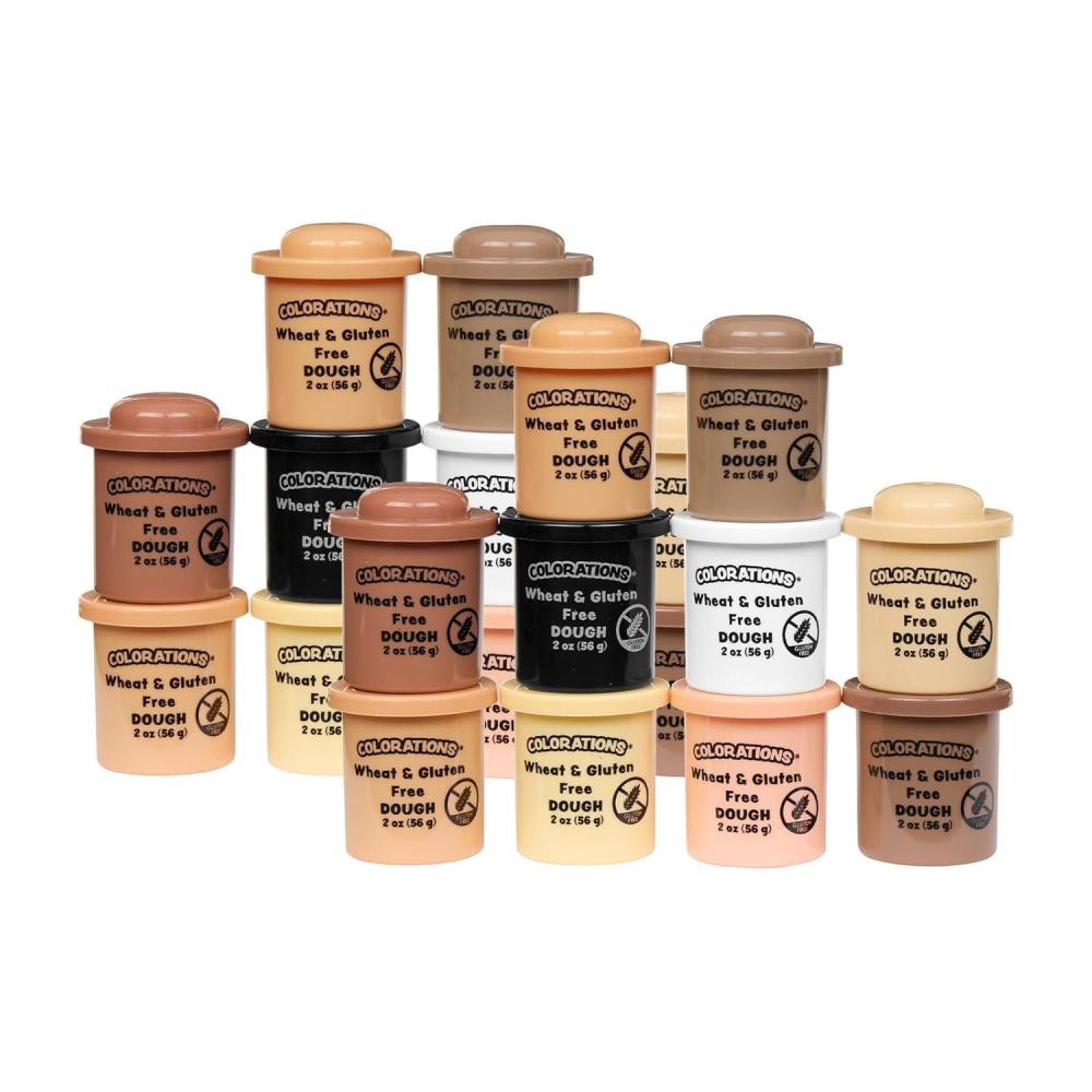 image:imageColorations 12 Wheat amp Gluten Free Glitter Dough 6 Colors 2 oz EachColors Like Me