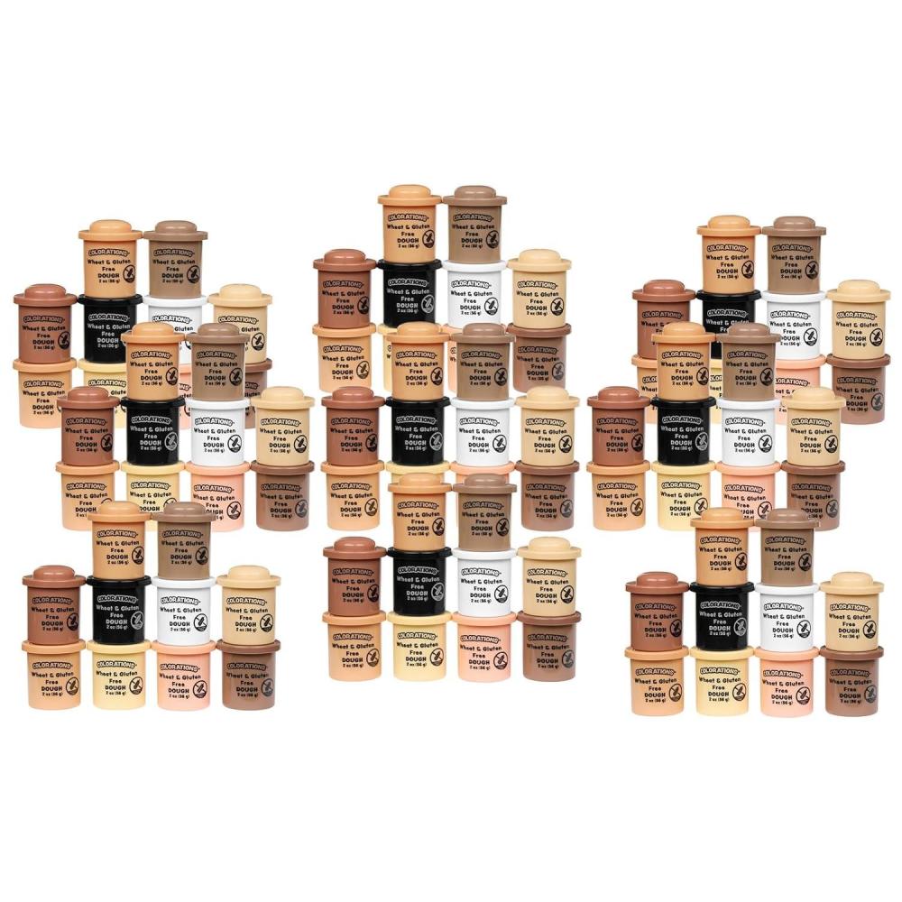 image:imageColorations 120 Wheat amp Gluten Free Colors Like Me Dough 10 Colors 2oz Each NonToxic Play Dough Bulk Set Sensory Kit Party Favors Classroom PackSet of 120
