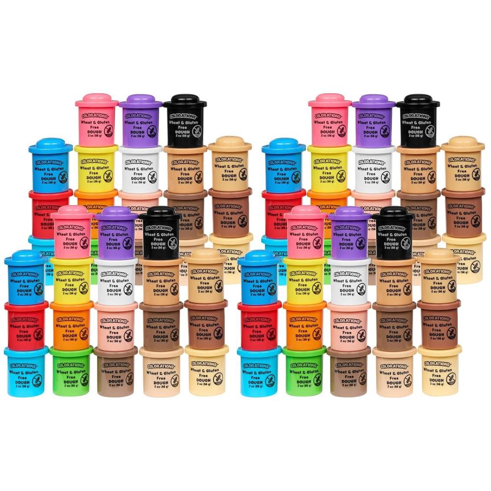 image:imageColorations 72 Wheat amp Gluten Free Variety Pack 18 Colors 2oz Each NonToxic Play Dough Bulk Set Sensory Kit Party Favors Classroom Pack