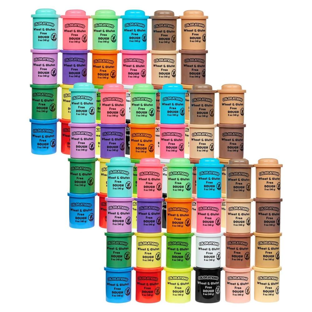 image:imageColorations 78 Wheat amp Gluten Free Dough Variety Pack NonToxic Play Dough Bulk Set Sensory Kit Party Favors Classroom PackSet of 78