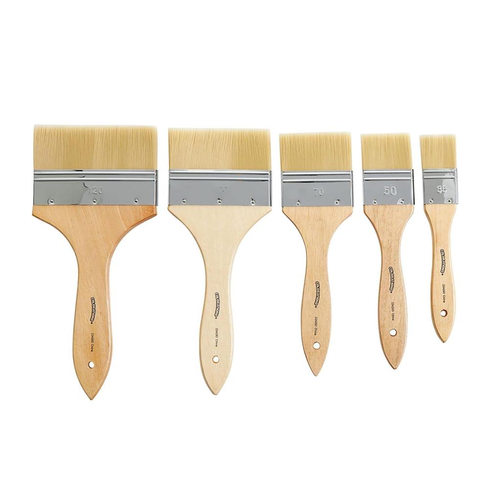 image:imageColorations Large Area Paint Brushes Set of 5 Sizes