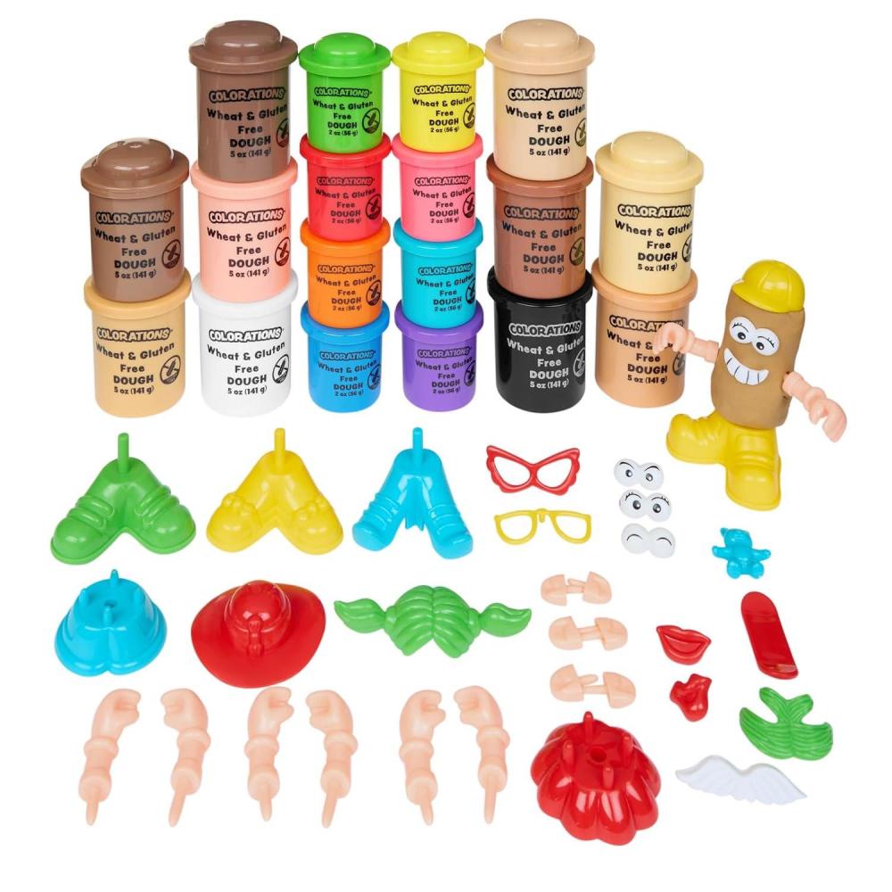image:imageColorations Wheat amp Gluten Free 30 Color Variety Pack 2ozDough People Set