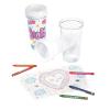 Colorations Design Your Own Travel Mugs, Pack of 12, Arts and Crafts Project, ideal craft gift, father’s day, mother’s day, holiday gift, grandparent’s day