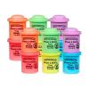 Colorations 12 Wheat & Gluten Free Glitter Dough – 6 Colors (2 oz Each)(Neon)