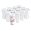 Colorations Design Your Own Travel Mugs, Pack of 12, Arts and Crafts Project, ideal craft gift, father’s day, mother’s day, holiday gift, grandparent’s day