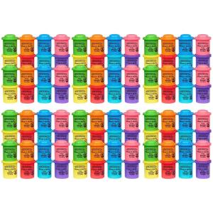 Colorations 24 Wheat & Gluten Free Classic Dough – 8 Colors (2oz Each) | Non-Toxic, Play Dough, Bulk Set, Sensory Kit, Party Favors, Classroom Pack(Set of 96)