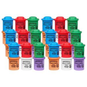 Colorations 72 Wheat & Gluten Free Glitter Dough – 6 Colors (2 oz Each)(Set of 36)