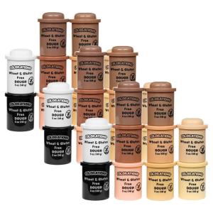 Colorations Wheat & Gluten Free Colors Like Me Dough 10 Colors/ 5oz, 2 Sets(Set of 30)