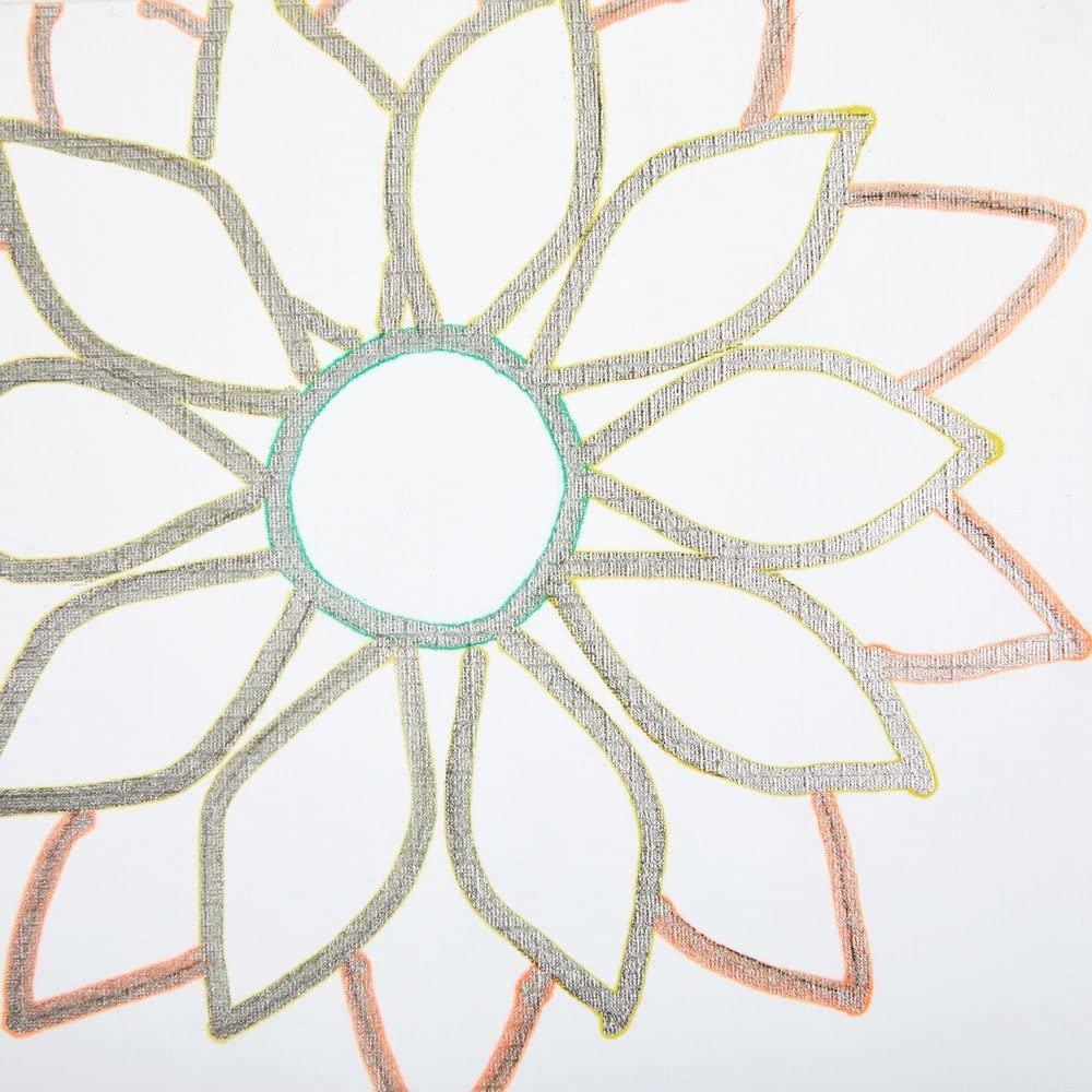 image:imageColorations Shimmer Outline Markers 12 Colors Each with Metallic Outlines