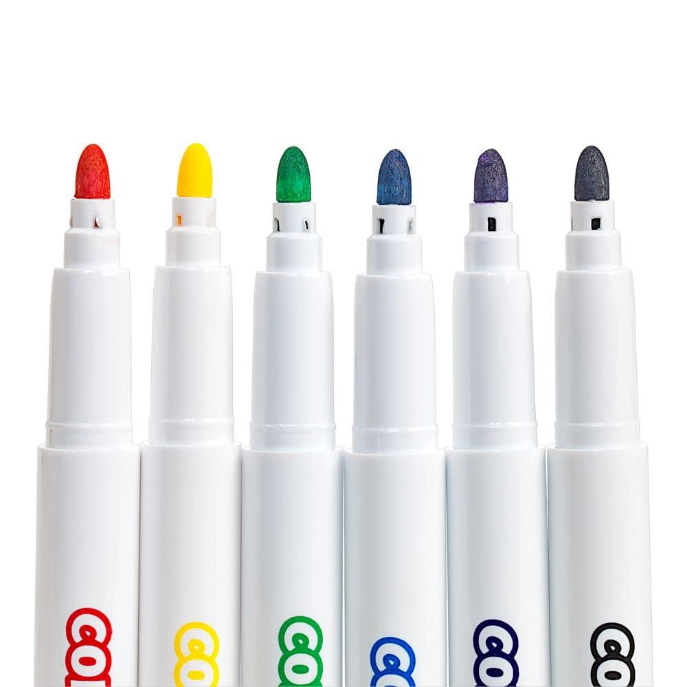 image:imageFabric Markers Primary Colors Vibrant Draw and Color on Any Canvas or Cotton