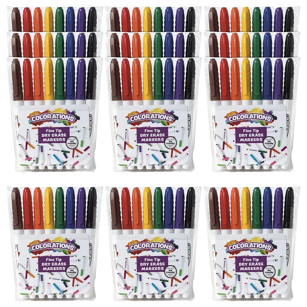 image:image12 Packs of Dry Erase Markers FINE TIP 12 Sets Item FPDRY12