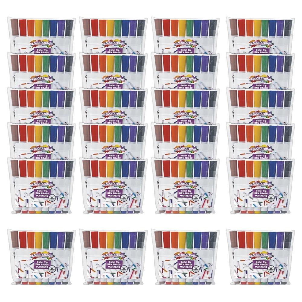 image:imageDry Erase Markers Bullet TIP 24 Sets Item BPDRY24