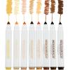 Colorations Colors Like Me Markers & Regular Markers, 12 Packs, Each 8 Colors, Conical Tip, Coloring, Skin Tones,