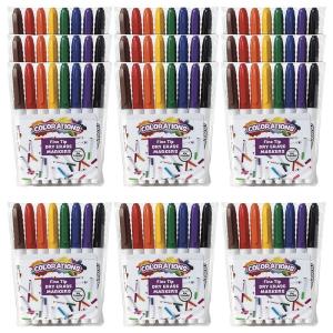 12 Packs of Dry Erase Markers, FINE TIP, 12 Sets (Item # FPDRY12)