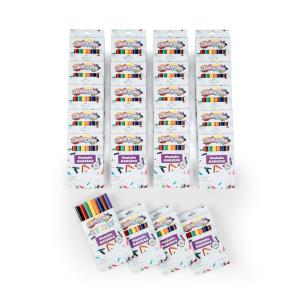 Colorations Markers, 8 Colors per Set, 24 Sets Included, 192 Total Crayons, Each Set Individually Packaged, Personalize & Decorate for Gifts, Arts & Craft Craft for Children, Kids Crafts
