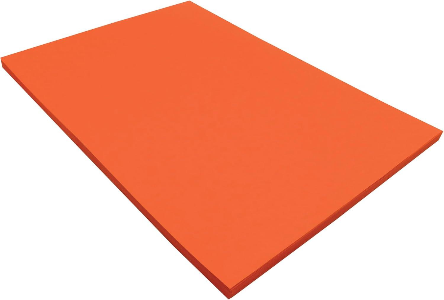 image:imagePacon PAC103002 TruRay Construction Paper 9 x 12 Inches Orange 50 Sheets 10300250 Count Pack of 1