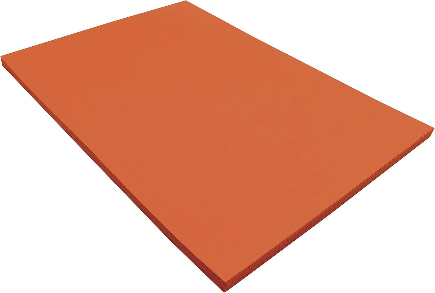 image:imagePacon PAC103002 TruRay Construction Paper 9 x 12 Inches Orange 50 Sheets 10300250 Count Pack of 1