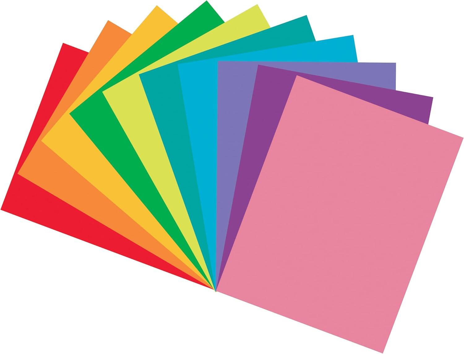 image:imageTruRay Construction Paper P103031 10 Classic Colors 9 x 12 50 SheetsBright Color Assortment