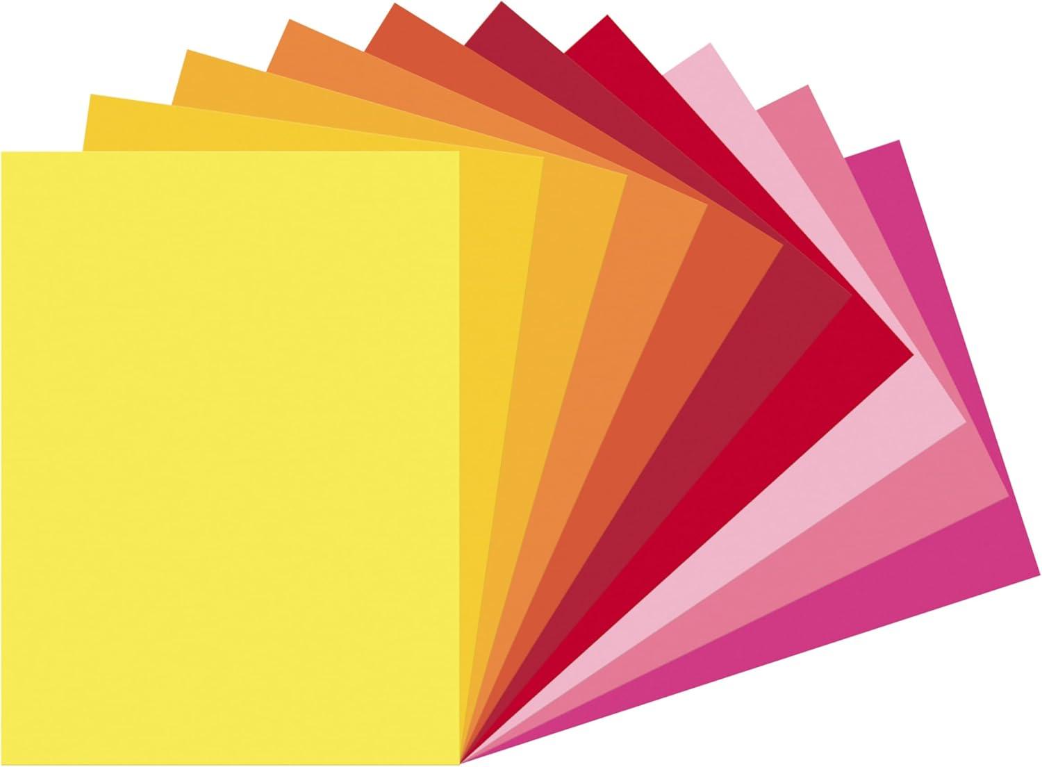 image:imageTruRay Construction Paper P103031 10 Classic Colors 9 x 12 50 SheetsWarm Color Assortment