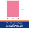 CONST PPR 9X12 Shocking Pink TRURAY 50 SHTS(9 x 12 Inches)