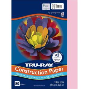 Tru-Ray Construction Paper 9×12″ Pink