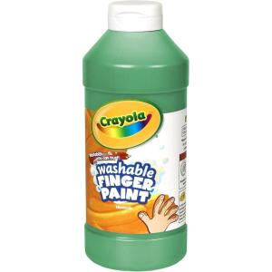Crayola Fingerpaint, Green, 32 Ounces, Washable Kids Paint, Ages 3+