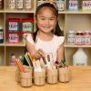 Colorations Art Supply Caddy(brown)