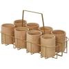 Colorations Art Supply Caddy(brown)