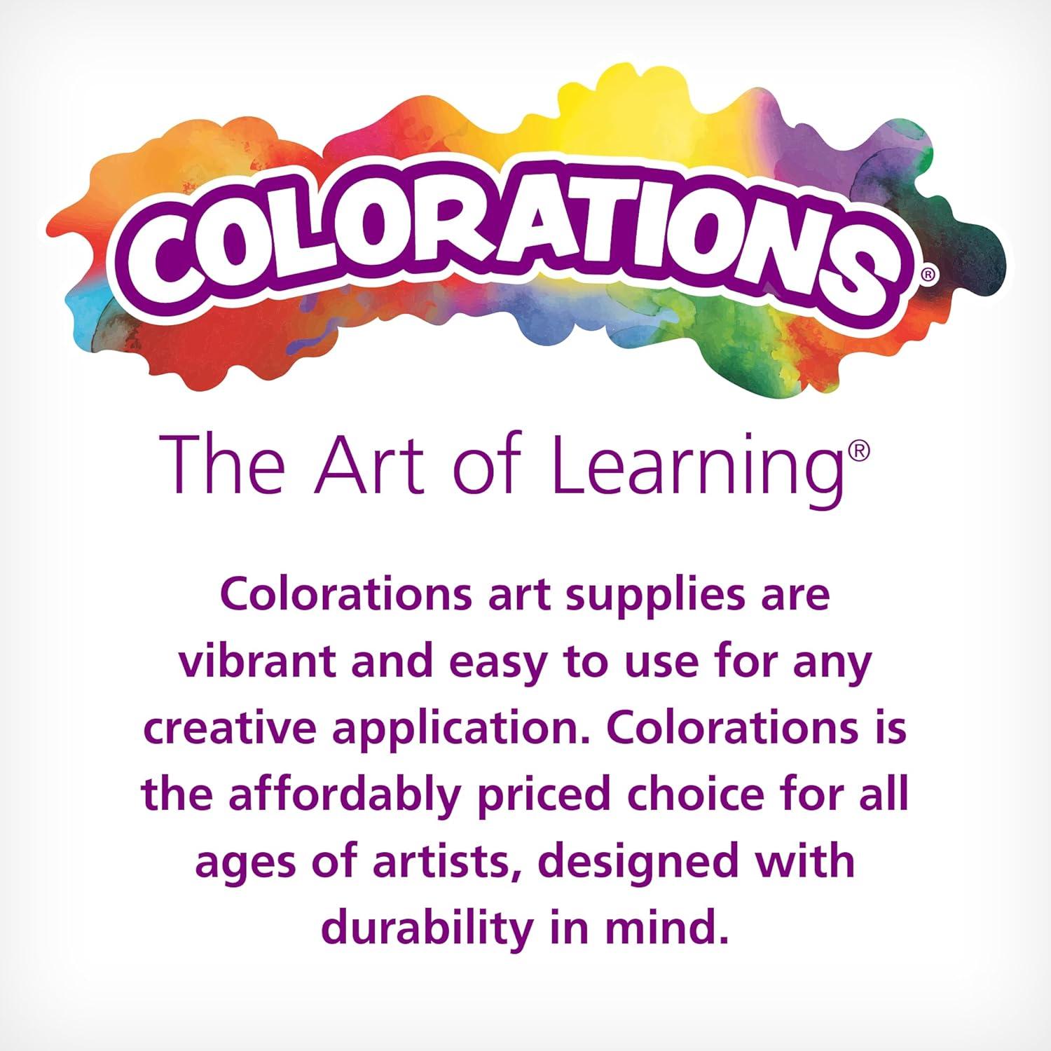 image:imageColorations Colorful Vibrant Sand 22 oz Jar for Arts and Crafts amp Play Activity White CSWHBlack