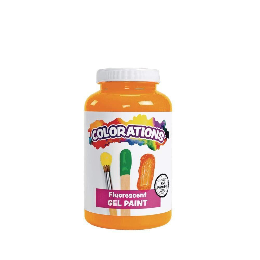image:imageColorations Gel Paint Fluorescent Pink 16 oz Item CFLPIOrange