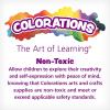 Colorations Colorful Vibrant Sand 22 oz Jar for Arts and Crafts & Play Activity, White (CSWH)(Red)
