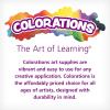 Colorations Colorful Vibrant Sand 22 oz Jar for Arts and Crafts & Play Activity, White (CSWH)(White)